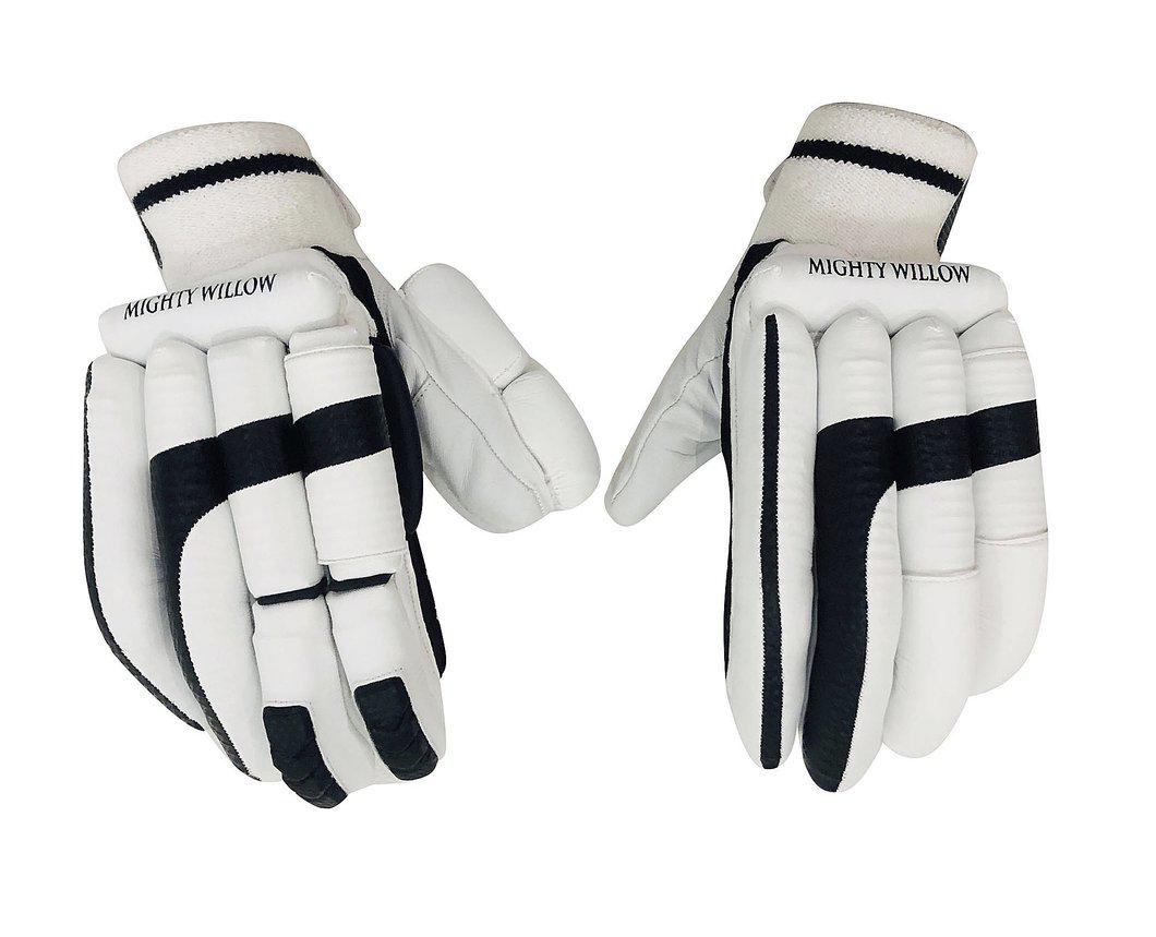Mighty Willow Black Edition Batting Gloves Batting Gloves ecricstore
