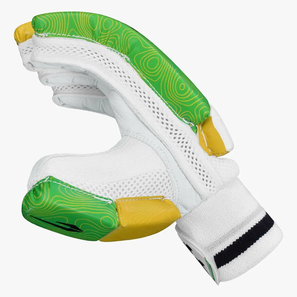 Intense attitude batting glove (Green/Yellow)