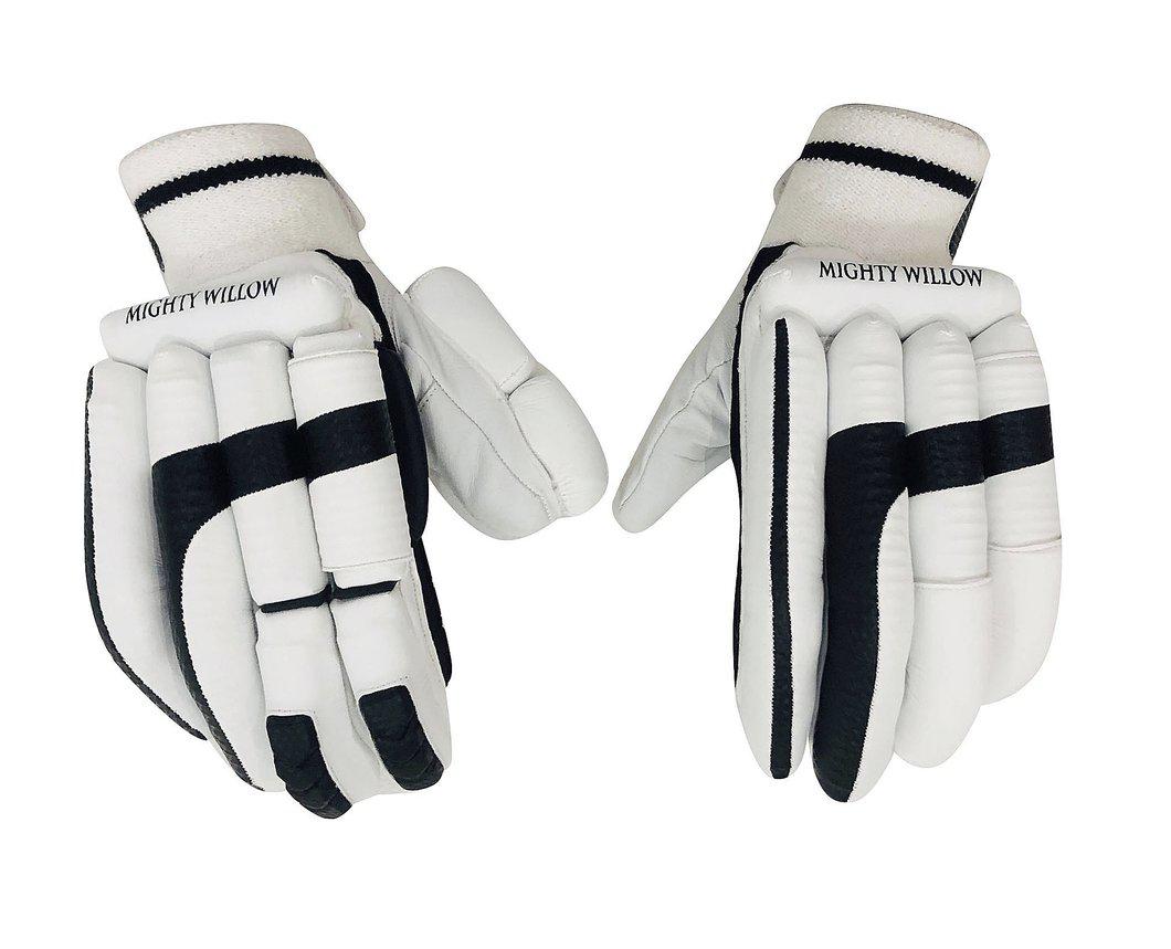 Mighty Willow Black Edition Batting Gloves Batting Gloves ecricstore 