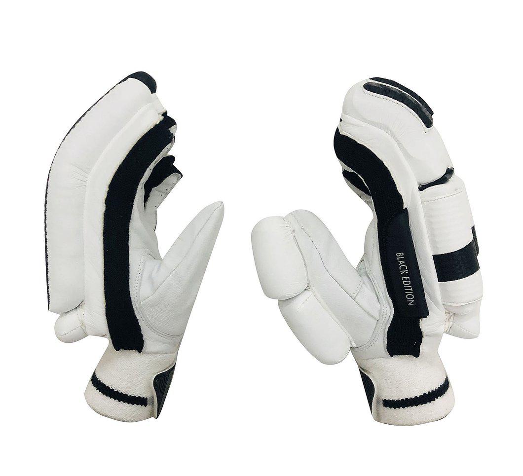 Mighty Willow Black Edition Batting Gloves Batting Gloves ecricstore 